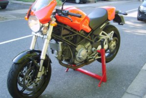 abba Superbike Stand on Ducati Monster S2R800